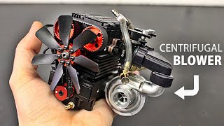 Micro SUPERCHARGER on the TWIN Cylinder 4 Stroke Engine  First impressions [upl. by Seften]