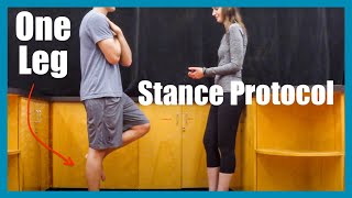 OneLeg Stance Protocol [upl. by Llij419]