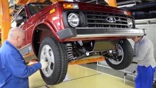 Car Factory  Lada 4x4 Urban Niva 2019 [upl. by Arikaahs]