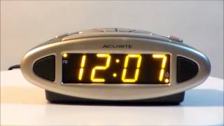 AcuRite 13027 Electric Digital LED Alarm Clock with IntelliTime Technology [upl. by Woodrow]