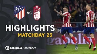 Highlights Atletico Madrid vs Granada CF 10 [upl. by Kiyohara]