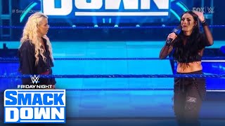 Sonya Deville to Mandy Rose You have no talent  FRIDAY NIGHT SMACKDOWN [upl. by Rosalia]