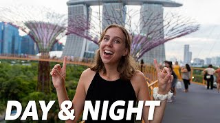 Exploring GARDENS BY THE BAY Singapore day  night [upl. by Yelra]