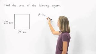 Area of a Square  MathHelpcom [upl. by Lapham49]