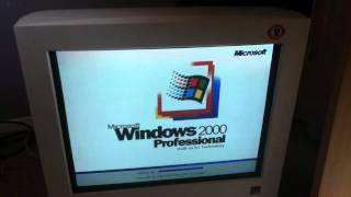 Windows 2000 startup [upl. by Nah]