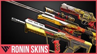 Valorant  ALL Ronin Weapon Skins Showcase amp Gameplay [upl. by Elacsap919]