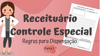 Receita de Controle Especial Regras para dispensação  Portaria 34498  Parte 1 [upl. by Ayekal23]