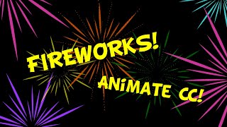 Animate Fireworks In Adobe Animate CC [upl. by Nerval567]