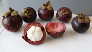 How to Eat Mangosteen  What Does Mangosteen Taste Like [upl. by Nodearb127]