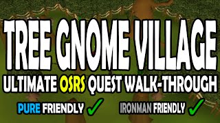 OSRS Tree Gnome Village Quest Guide for Pures on Old School RuneScape [upl. by Akla]