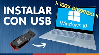 INSTALAR WINDOWS 10 DESDE USB ¿Sin dormirse [upl. by Notgnillew]