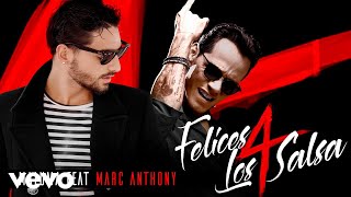 Maluma  Felices los 4 Salsa VersionAudio ft Marc Anthony [upl. by Ecnerret]