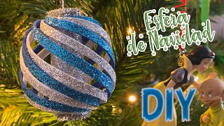 🎄DIY  ESFERA DE NAVIDAD FÁCIL con GOMA EVAFOAMY [upl. by Votaw]