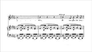 Gabriel Fauré – Clair de lune from 2 songs Op 46 1888 Score [upl. by Ardra]