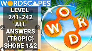 Wordscapes Level 241 242 Puzzle All Answers [upl. by Carlina216]