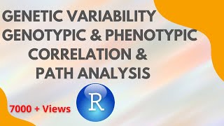 Genetic Variability and Association analysis in R [upl. by Hamlen]