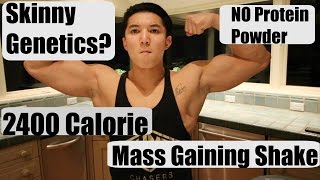 Homemade Mass Gainer Shake  How I gained 20 Lbs in 3 Months [upl. by Arte]