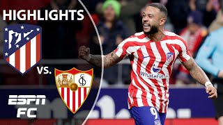 Atletico Madrid vs Sevilla  La Liga Highlights  ESPN FC [upl. by Goodard685]