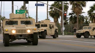 National Guard Arrives in Hollywood to Curb Mayhem  Los Angeles CA NationalGuard [upl. by Schiff]