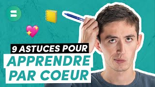 Comment APPRENDRE PAR COEUR rapidement  9 Techniques efficaces ⚡️ [upl. by Edyth]