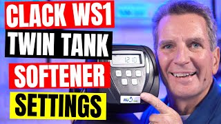 CLACK WS1 DUAL Tank WATER SOFTENER PROGRAMMING [upl. by Rimidalv]