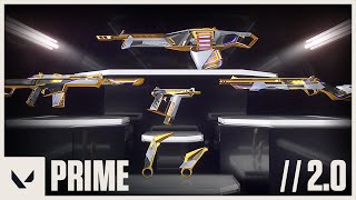 Weaponized Perfection  Prime 20 Skin Reveal Trailer  VALORANT [upl. by Leimaj638]