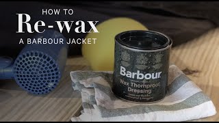 How to Rewax Your Barbour Jacket [upl. by Edaj]