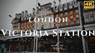 London Victoria Station Walk Through England 4K [upl. by Rola680]