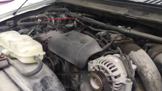 73 Powerstroke Fuel Filter Change [upl. by Cilo]