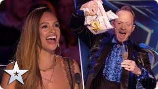 The KING of BIRDS Håkan Berg’s MAGIC is a real HOOT  Auditions  BGT 2020 [upl. by Intruoc]