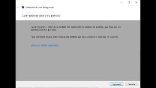 Calibrar Colores De Pantalla En Windows 10 Paso a Paso 🤓 [upl. by Litt]