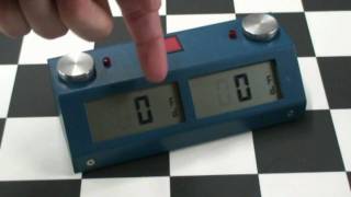 How to Program move time Increment  Chronos GX digital chess clock [upl. by Albright]