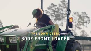 The 300E Front Loader Overview  John Deere Compact Tractors [upl. by Repotsirhc]