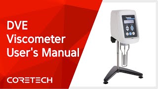 AMETEK BROOKFIELD DVE Viscometer Users Manual ENG [upl. by Annawad]