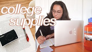 school supplies you ACTUALLY need for college the essentials [upl. by Greenman736]