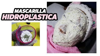 Como hacer una Mascarilla Hidroplastica y Limpieza facial Basica paso a paso [upl. by Eelnayr302]