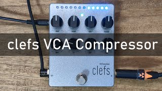 Clefs VCA Compressor Demo [upl. by Novak482]