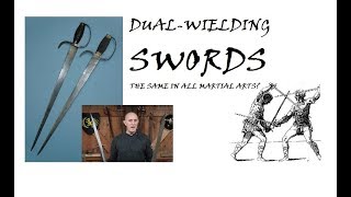 Dual Wielding Swords  The Same Across Martial Arts [upl. by Eelarbed671]