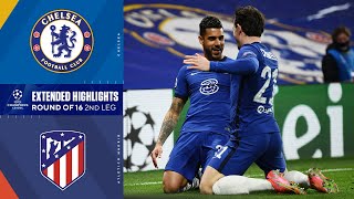 Chelsea vs Atlético de Madrid Extended Highlights  UCL on CBS Sports [upl. by Yrahk]