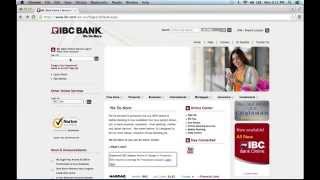 IBC Bank Online Banking Login Instructions [upl. by Nomelihp707]