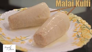 Malai Kulfi Recipe  How To Make Kulfi Ice Cream  Simply Jain [upl. by Nicholson725]