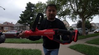 Craftsman 20V weed eater weed whacker review [upl. by Eusoj]