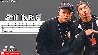 Dr Dre ft Snoop Dogg  Still DRE Guitar Tutorial [upl. by Angelika]