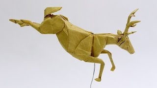 How to make an Origami Deer [upl. by Keffer]