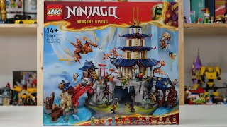 LEGO Ninjago 71814 Tournament Temple City  LEGO Speed Build Review [upl. by Calia]