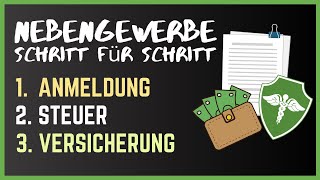 NEBENBEI SELBSTSTÄNDIG  Die ultimative Anleitung zum Gründen im Nebengewerbe [upl. by Alin]