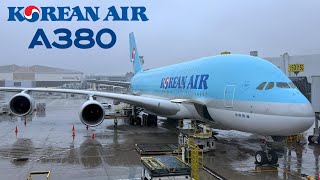 🇺🇸 Los Angeles LAX to Seoul ICN 🇰🇷 Korean Air Airbus A380  FULL FLIGHT REPORT Polar route [upl. by Atiekram]