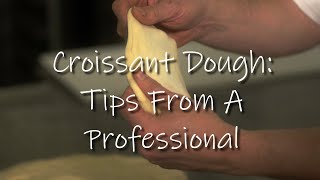 Croissant Dough Tips from a Professional [upl. by Hpejsoj]