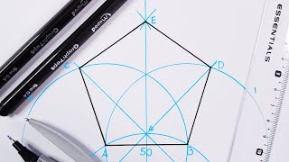 How to draw a Pentagon [upl. by Imuy829]