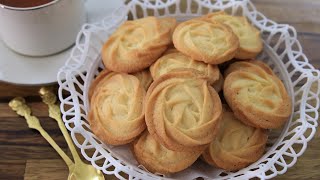 Butter Cookies Recipe  How to Make Butter cookies [upl. by Ondrej]